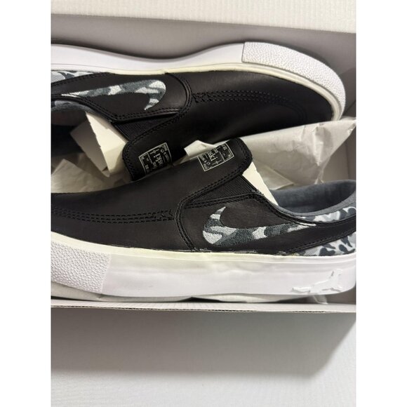 Nike SB Zoom Stefan Janoski Slip Shoes Mens Size 9 Black Camo RM QS CI8336-001 - Picture 2 of 15